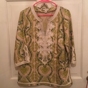 J CREW Silk Tunic